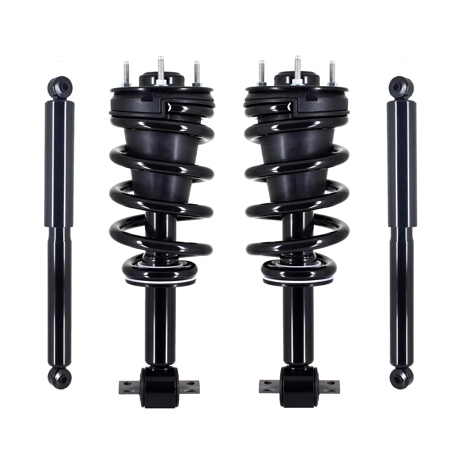 PM Auto Front-Rear 4 Quick Complete Strut-Shock For 2007-2013 Chevrolet Silverado 1500