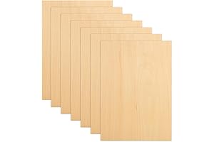 6-Piece 1/4 x16 x12 Basswood Sheets: Elevate Your Artistic Endeavors