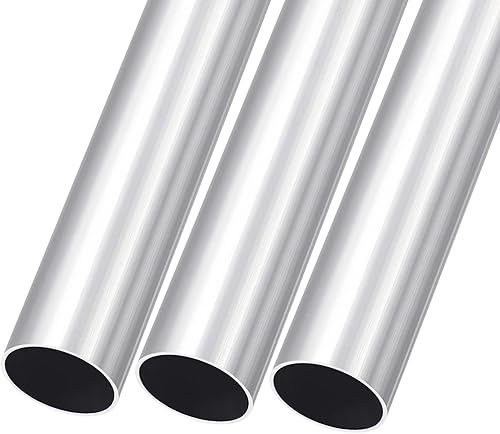 METALLIXITY Tubo de aluminio 6063 (1.063 in de diámetro exterior x 0.984 in de diámetro interior x 11.811 in de largo), 3 piezas, tubo redondo de