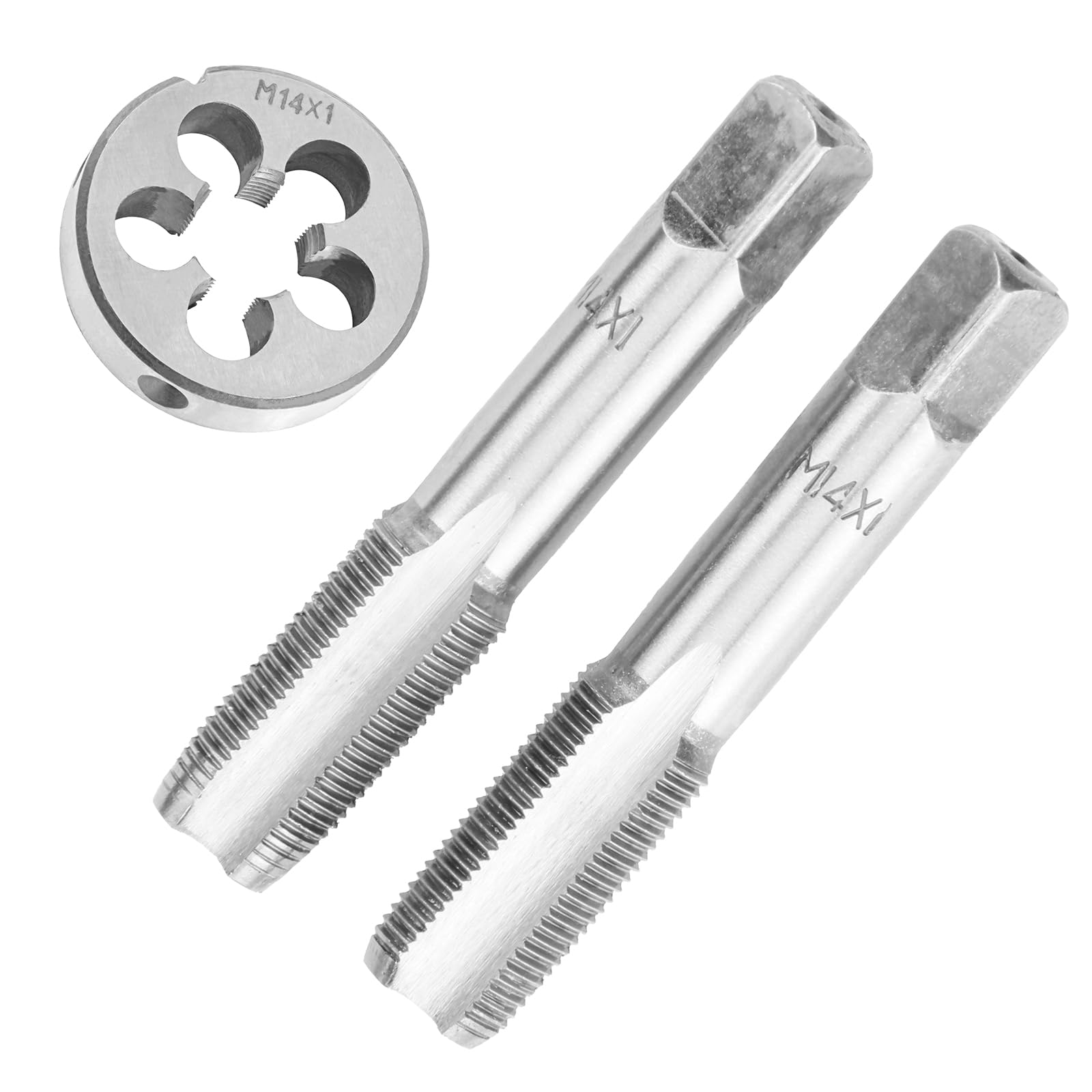 Taraud manuel et filière M14 x 1 mm pour réparer et tarauder les métaux