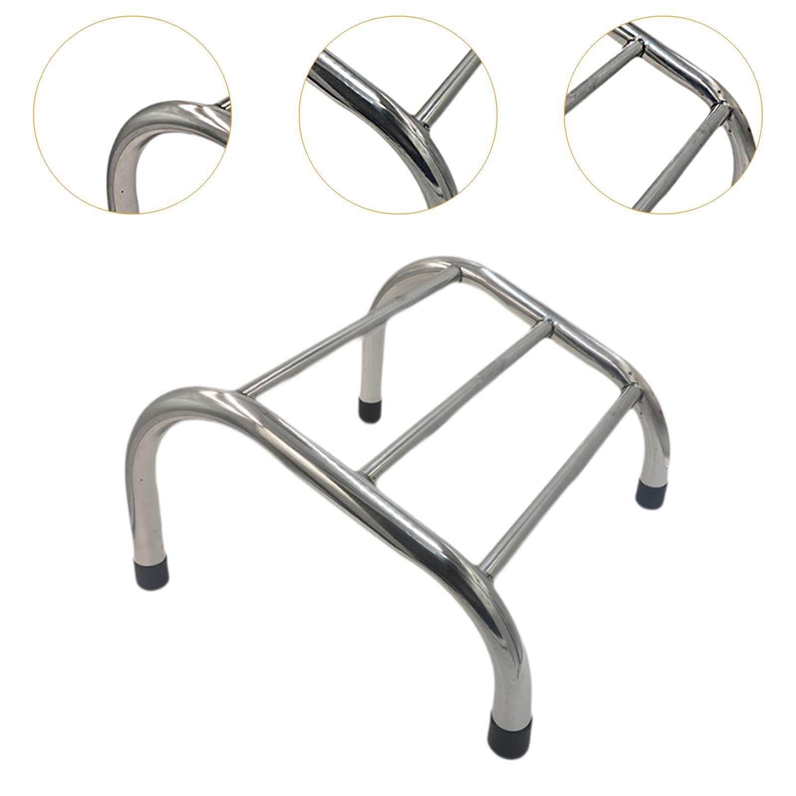 Harilla Repose-pieds en acier inoxydable pour barbiers, chaise de coiffure, pour Salon de coiffure, repose-pieds, accessoire de SPA de, pédale