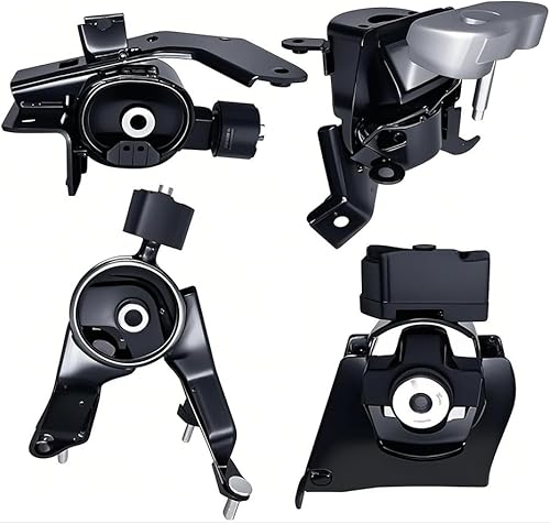 Soporte de motor compatible con Corolla 1.8L 2009 2010 2011 2012 2013 y Matrix 1.8L 2009-2010 Pontiac Vibe 1.8L FWD4PCS A62015 A62023 A62027 A62039