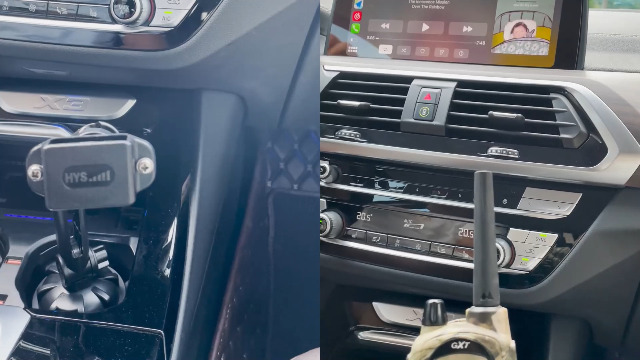 Aazon.co: Radioddity RH1 Cup Holder Radio Ount, Adjustable Length - View #6