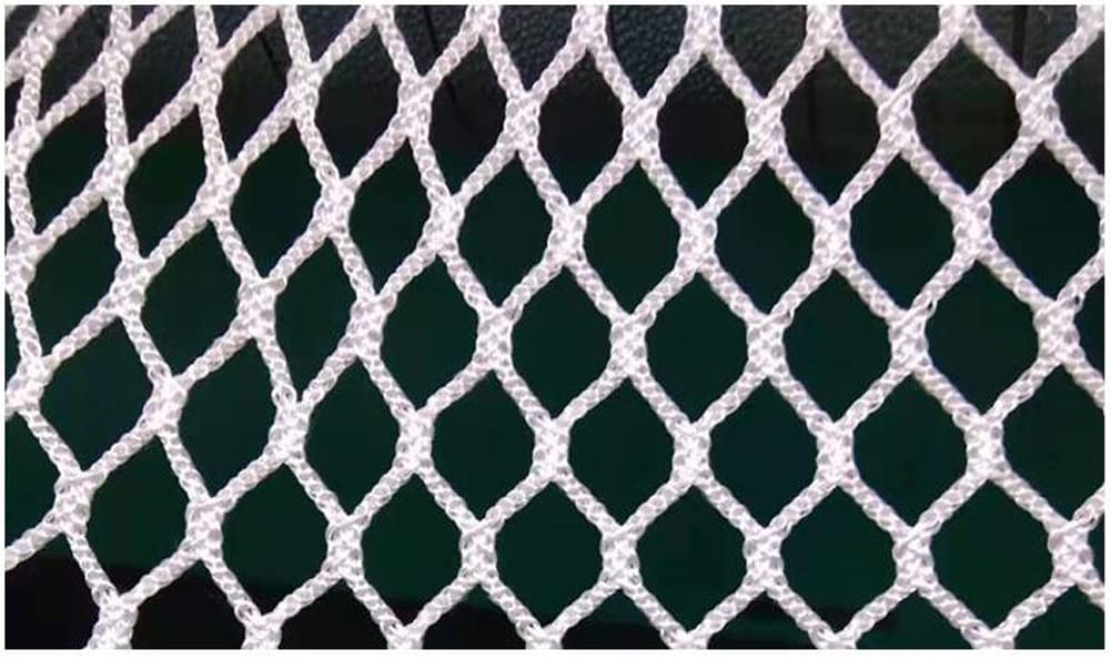 LGLFDJ Kids Safety Rope Net, Pet Cat/Dog Protection Net for Stairway Railing, White Polyester Grid Net, Kids Swing Hammock Safety Net, for Indoor and Outdoor(Size:2M×10M(6.5FT×32.8FT),Color:White)
