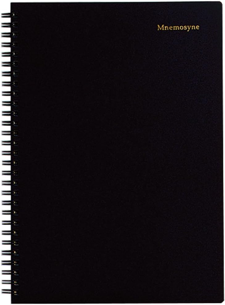 Mnemosyne Notepad B5 17.5 x 24.9 cm 7mm Ruler Dividers 30 Lines x 80 Sheets