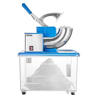 VEVOR 110V Commercial Ice Crusher 661LBS/H, ETL Approved 300W Electric
