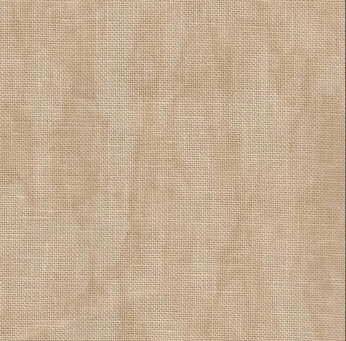 Image of Wizardi Cashel Vintage 28 Count Vintage Country Mocha 3281 /3009. Needlework Canvas, Cross-Stitch Fabric, Embroidery Cloth, Needlepoint Canvas. 100% Linen. Precut Zweigart