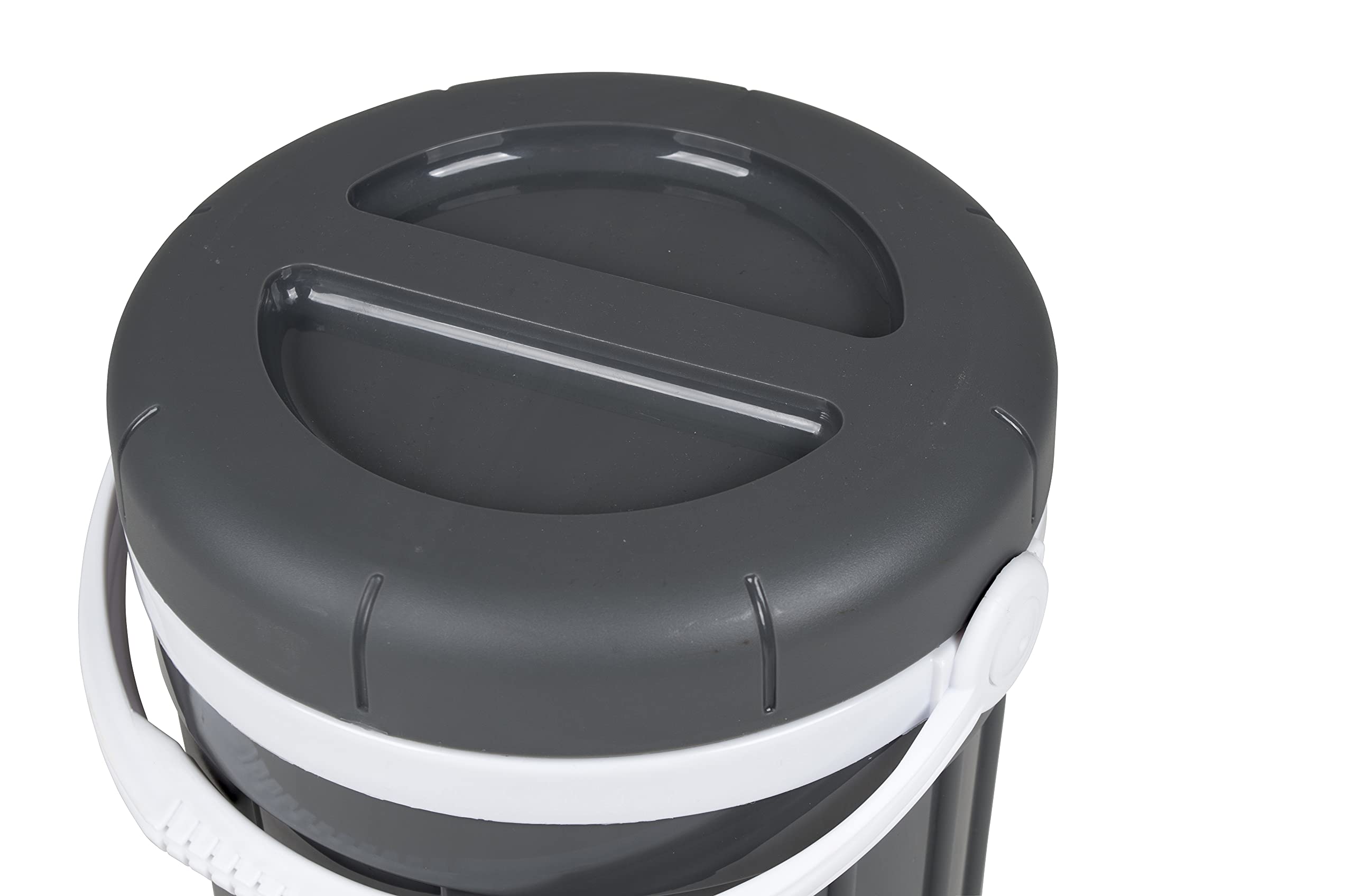 EDA - Distributeur de jus/d'eau - Avec robinet - Gris - 8 Litre