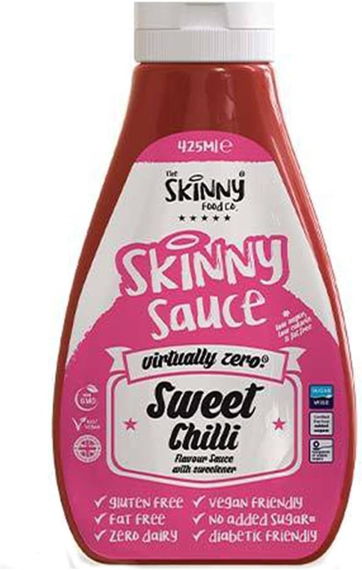 The Skinny Food Co Sweet Chilli, Skinny Sauce, Zero Calorie, Sugar Free 425ml
