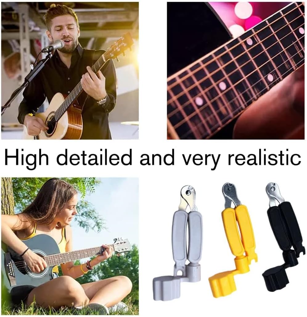 FashionGuitar String Winder Pin Puller String Cutter Ukulele Guitar Tool Set Changer String Multifunction Guitar Accessories : Musical Instruments