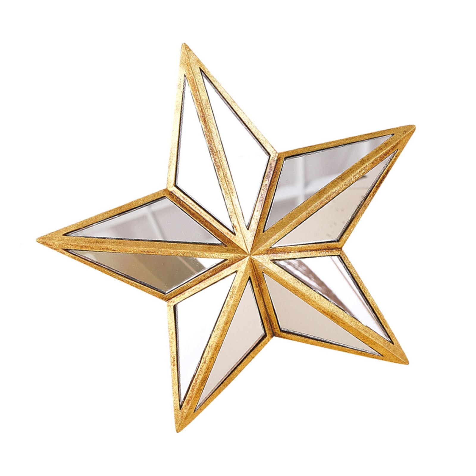 Zxfdsfdbnm Resin Pentagrams Statue Wall Mirrour Decors Decorative Mirrour Wall Decors Mounted Mirrours Decorations Home Decorations Decorative Hanging