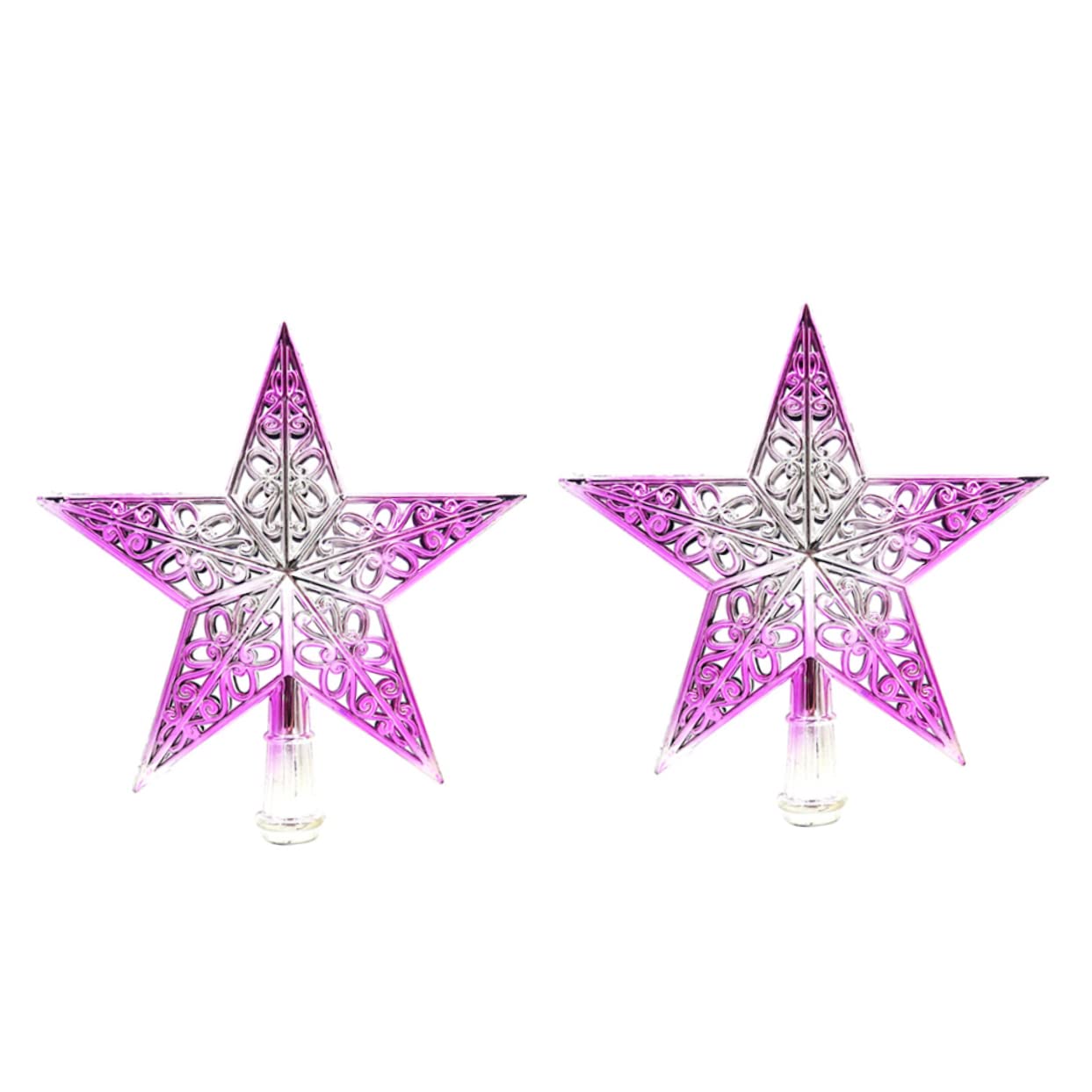 ABOOFAN 9stücke Teiliges Weihnachtsbaum Sternspitze Glitzernde Christbaumspitze Aus Hochwertigem Dekoration Für Festliche Anlässe Farbverlauf Bruchsicher
