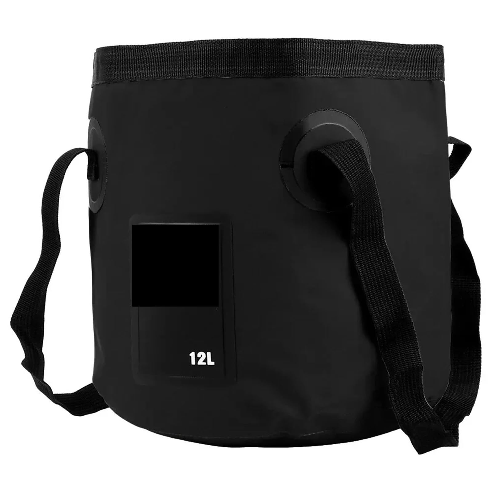 Seau De PêChe Pliable Lot de 2 seaux Pliables 12 L, Portables, for Voyage en Plein air, for l'eau, for évier, Sac Lavage, for Voiture, Multifonction, for Le Camping