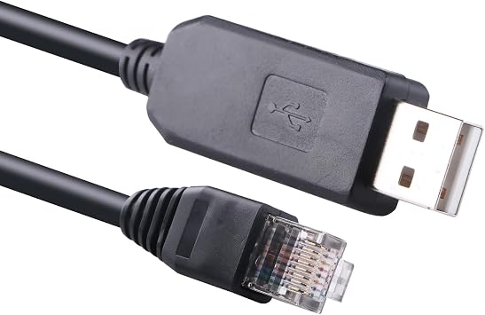 USB RS485 to RJ45 Cable for Inverters to PC, Deye SunSynk Sol-Ark Inverters RS485 Communication, Configure Cable 6ft