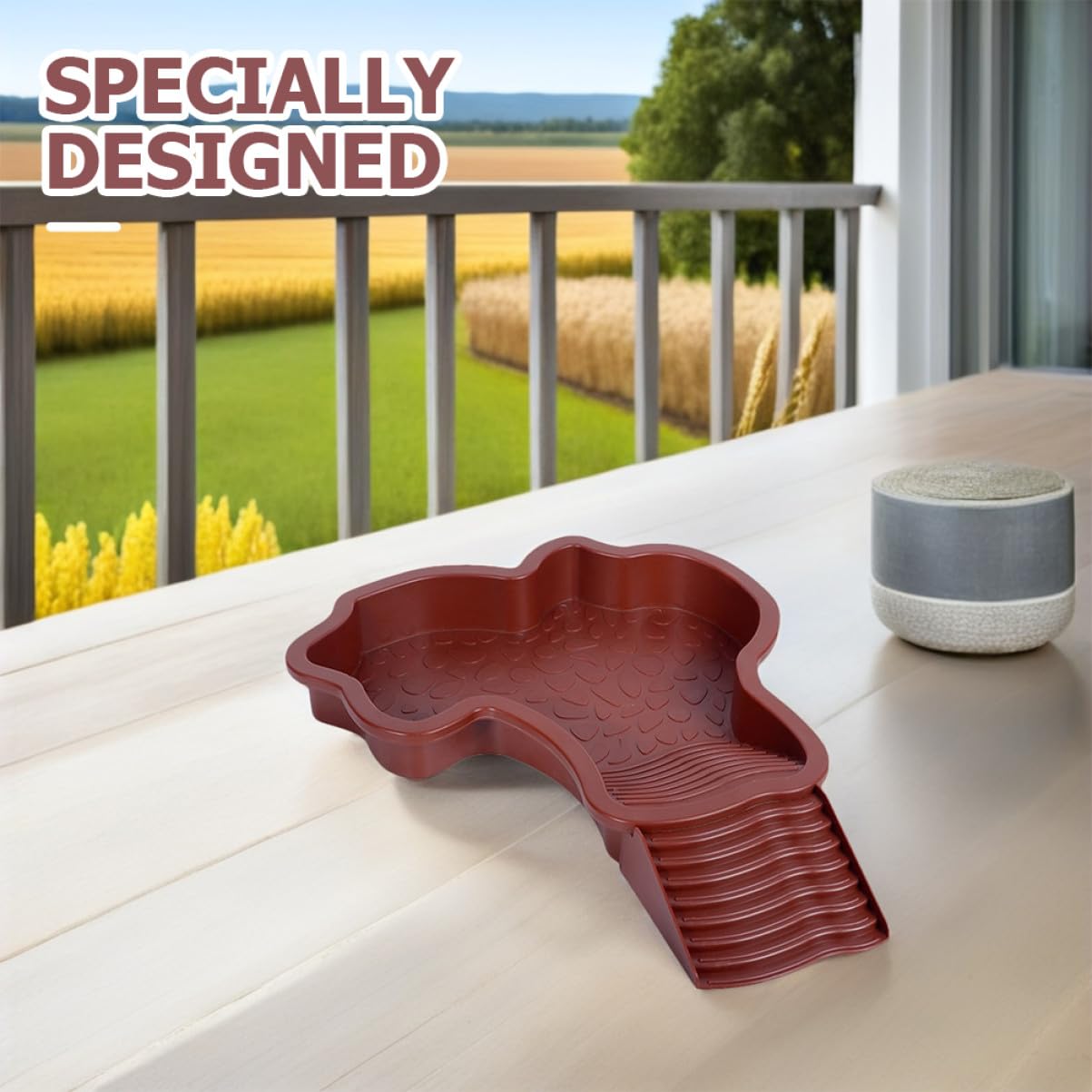 SUPVOX 2 Pezzi Piattaforma Galleggiante per Tartarughe con Rampa Integrata e Vasca Bagno per Rettili Accessorio Habitat Multifunzionale con Area Cibo per Tartarughe Semiacquatiche
