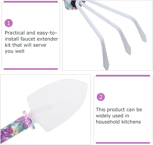 Miniatura 5 de Luxshiny Multifunctional Gardening Tool with Storage Box Planting and Transplanting Kit for Growing Plants Pointed Shovel and Rake Portable Outdoor