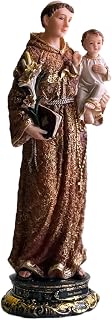 Saint Anthony of Padua Resin Statue - 11.5" Catholic Figurine | San Antonio de Padua, Figura Catolica - Resina