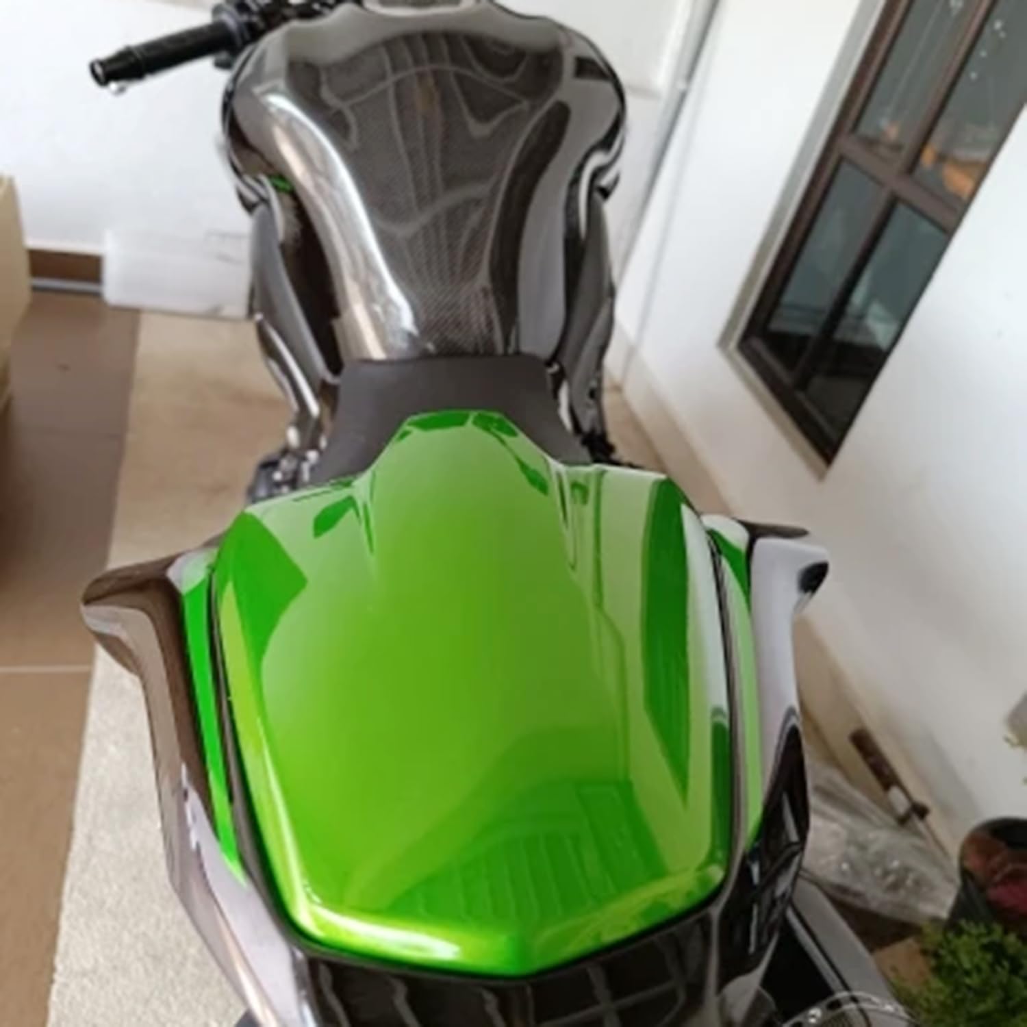 Housse De Capot Siège Passager Arrière Moto Compatible Kawasaki Z H2 / Z900 - Design Sportif Et Robuste
