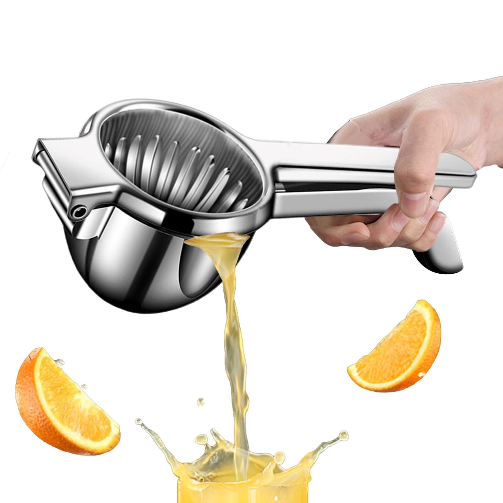 Exprimidor de Limones Con Filtro Manual de Acero Inoxidable de Gran | Prensa Manual de Naranjas Para Hogar Cocina Cítricos Naranjas Granadas