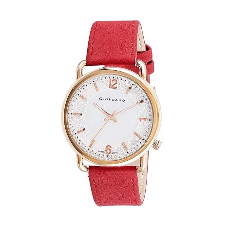 Giordano Analog White Dial Women's Watch-C2151-02