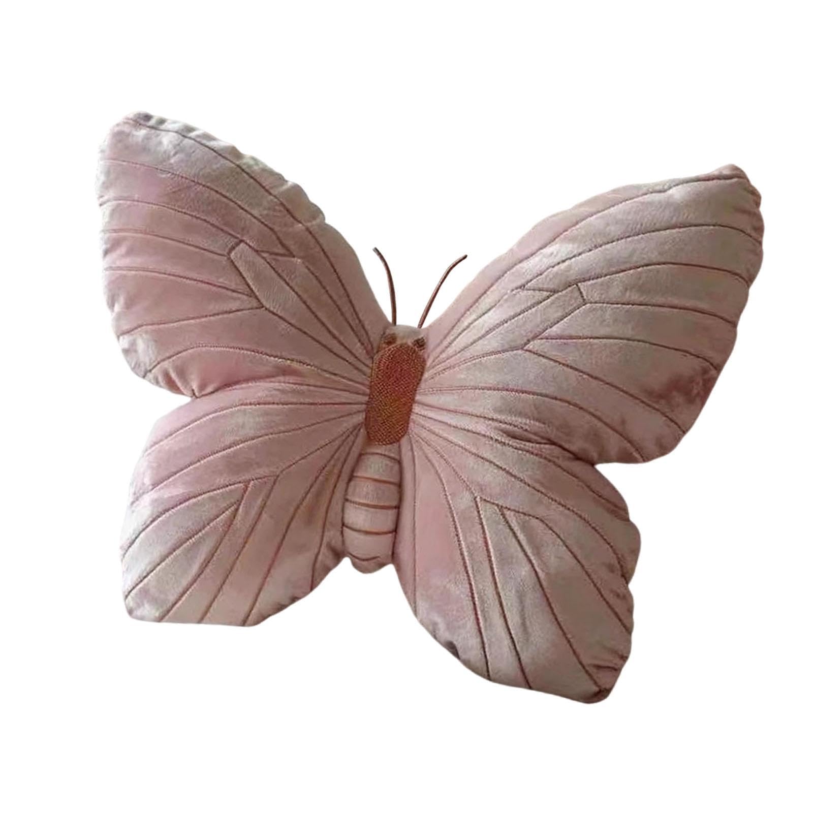 Coussin decoratif papillon KESOTO ameublement chic haute qualite textile
