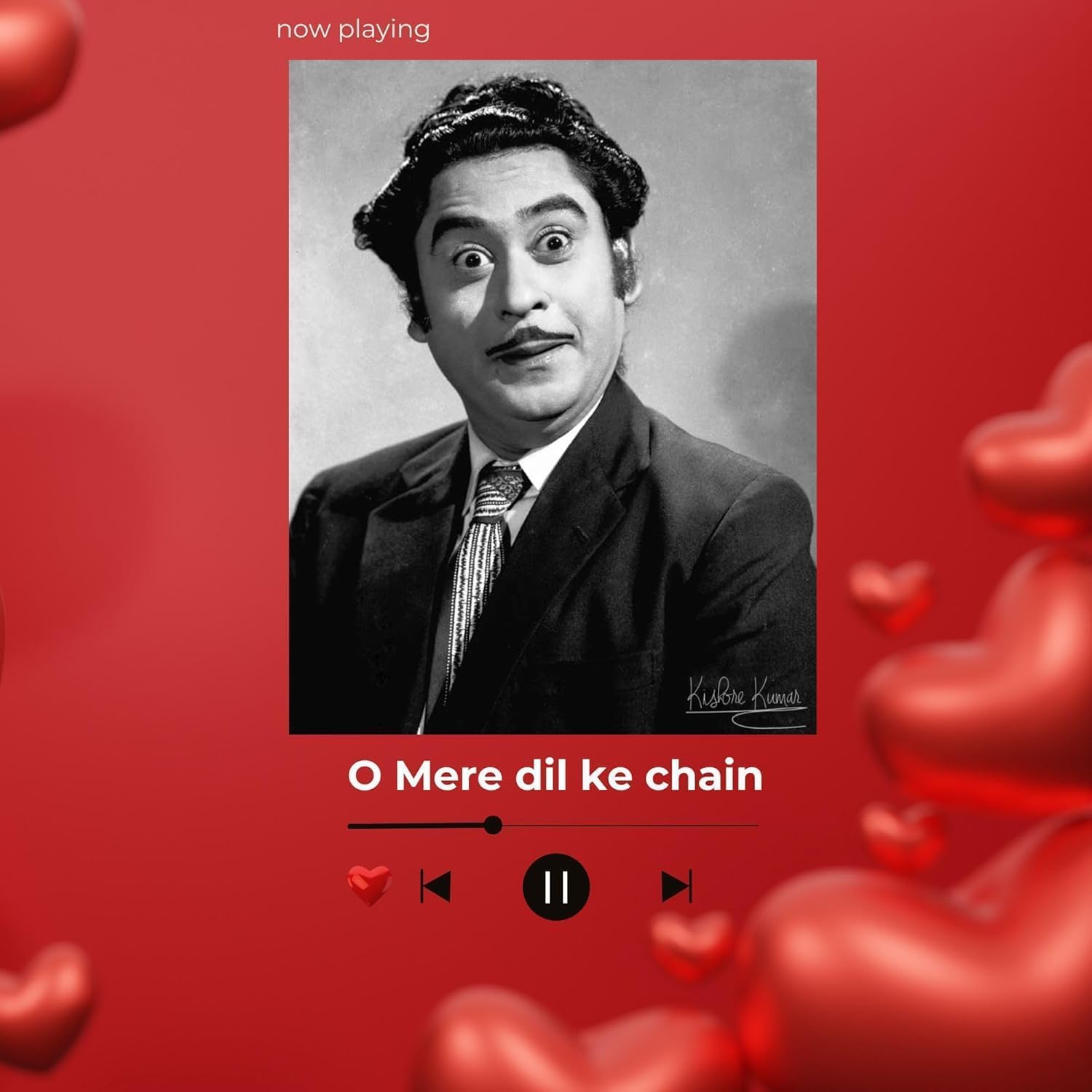 Kishore Kumar Greatest Songs Collection, 32GB USB Drive, 500+ Classic Hindi Songs, Plug N Play Music Device, Universal Compatibility