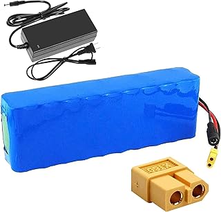 36V 10Ah Ebike Battery Lithium Battery Pack, 10S4P Waterproof Lithium Battery Pack with Charger 42V 2A + BMS, for 1000W Motor Electric Bicycle Scooter High Power Battery 36V 10AH,XT60 Plug