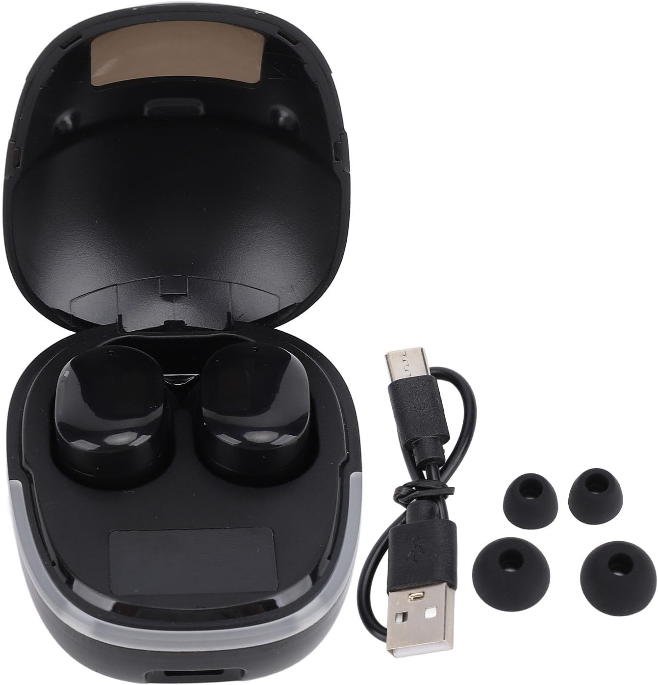 144 Language Translation Earbuds, Bluetooth 5.3 Headphones, Real Time 3-in-1 Translation Device, 144 Languages & Accents for Travel Business Learning, Black (Black)