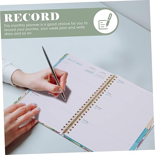 Miniatura 3 de NUOBESTY libro de planificación Planificador para profesores para el año académico, horarios diarios, planificador semanal 2022-2023, libro de citas