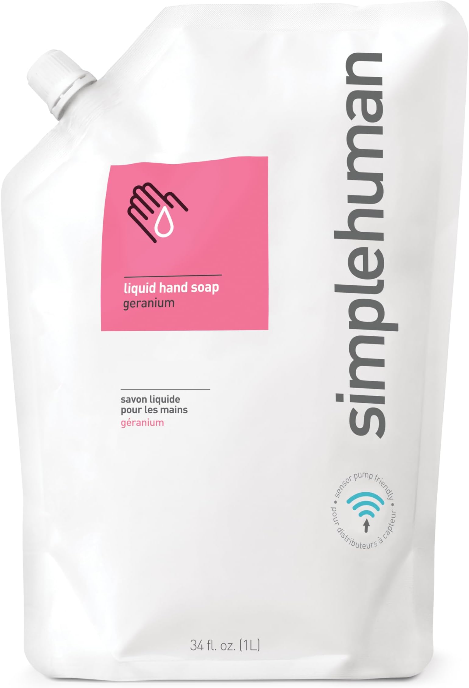 Geranium Moisturizing Liquid Hand Soap Refill Pouch, 34 Fl. Oz.