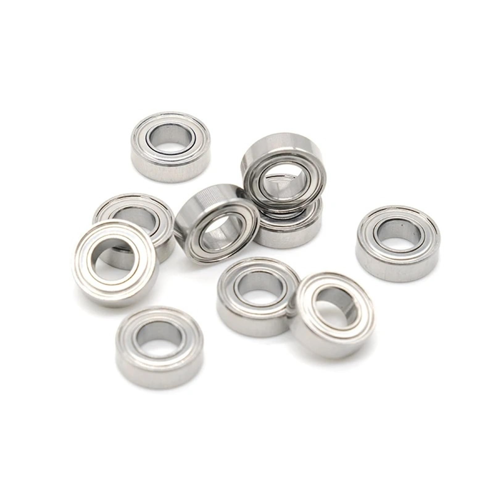 Roulements rigides à billes Lot de 10 roulements de moulinet de pêche de remplacement 623ZZ 3X10X4 5x10x4 MR105 3x10x4 MR115 5x11x4 693ZZ 3X8X4 roulement en acier inoxydable ABEC-7(10P SMR128ZZ8X12X3.