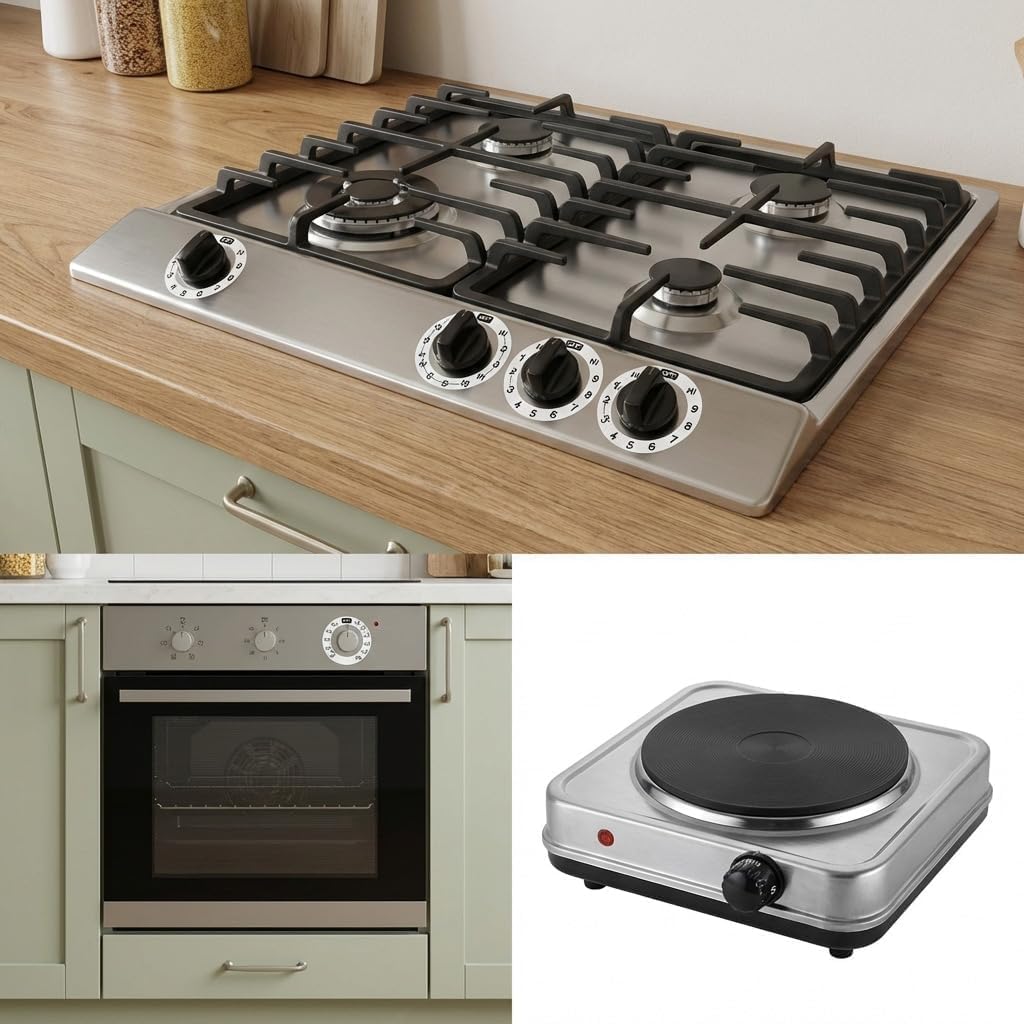 18Pcs Stove Dials Stickers, Stovetop Knob Symbols Decals with Black Marks on Silver Background, Range Oven Gas Burner Identification for Kitchen Control Maintenance Accessory