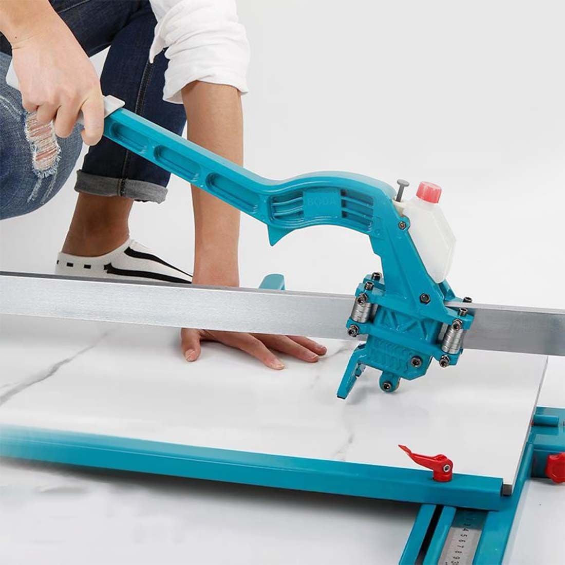 GYKOZY Tile Cutters, 48 Inch Manual Tile Cutters, Tile Cutters Tools Positioning Tungsten Carbide Cutting Wheels, Snap Tile Cutters for Porcelain Ceramic Industry