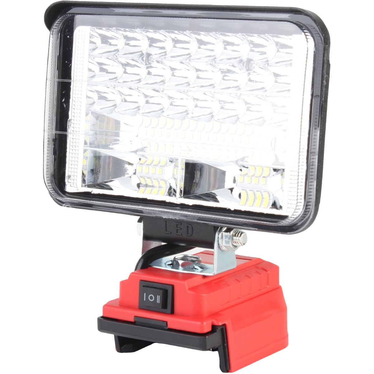 Cordless LED Work Light for Milwaukee 20V Battery, Portable 50W Spotlight Lighting 3000LM with Type C & USB Fast Charging for Camping, Hiking, Fishing, Power Failure, Job Site, Workshop