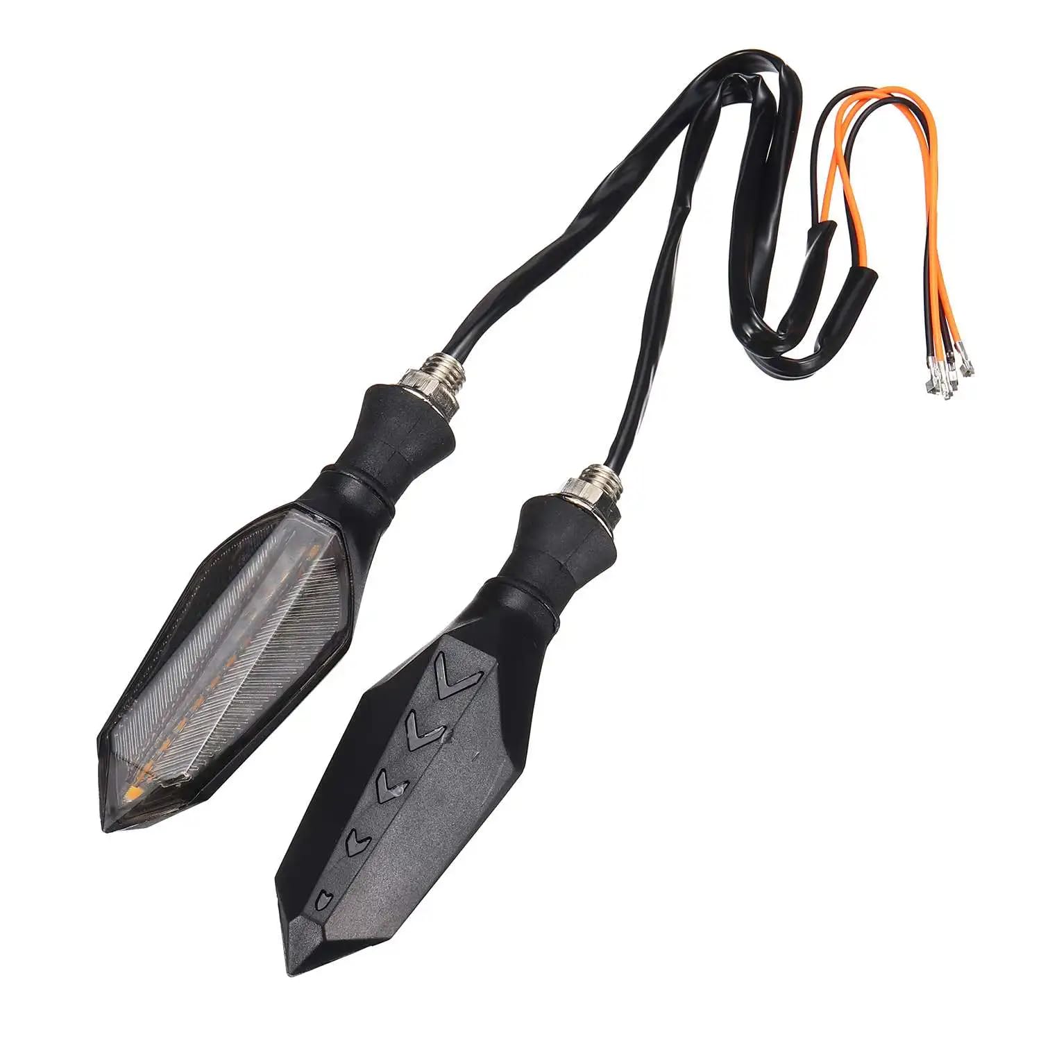 Monopattino elettrico da 36 V-60 V, spia di rotazione a sinistra e a destra, luce LED impermeabile per auto, bicicletta elettrica, lampeggiante mobile