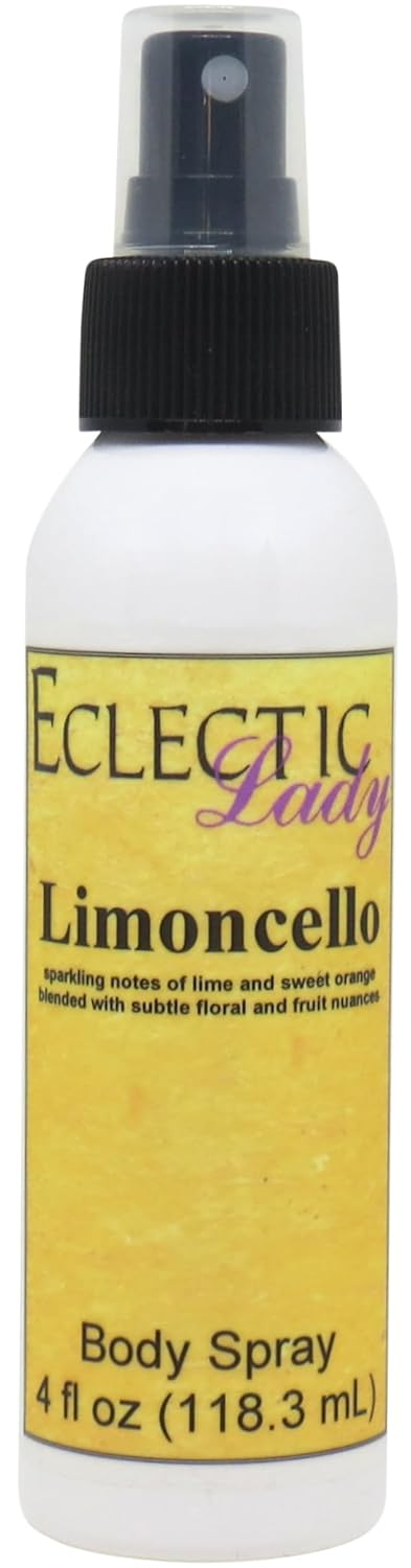 Eclectic Lady Limoncello Body Spray, 16 ounces, Body Mist for Women with Clean, Light & Gentle Fragrance, Cologne with Soft, Subtle Aroma For Daily Use