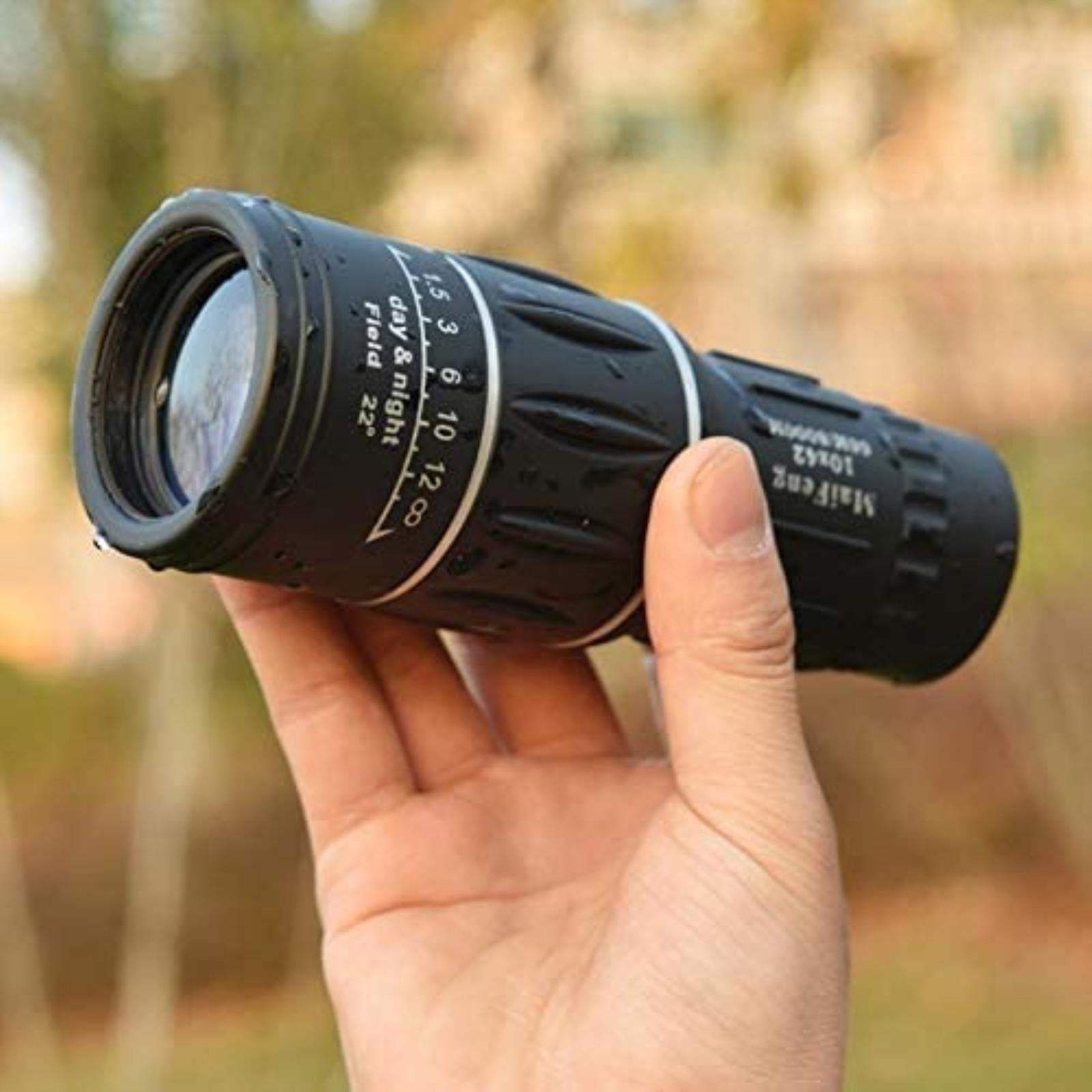 Jumelles Portables Haute Puissance 10x42, monoculaire étanche à Longue portée, idéales pour Camping et l'observation des Oiseaux.