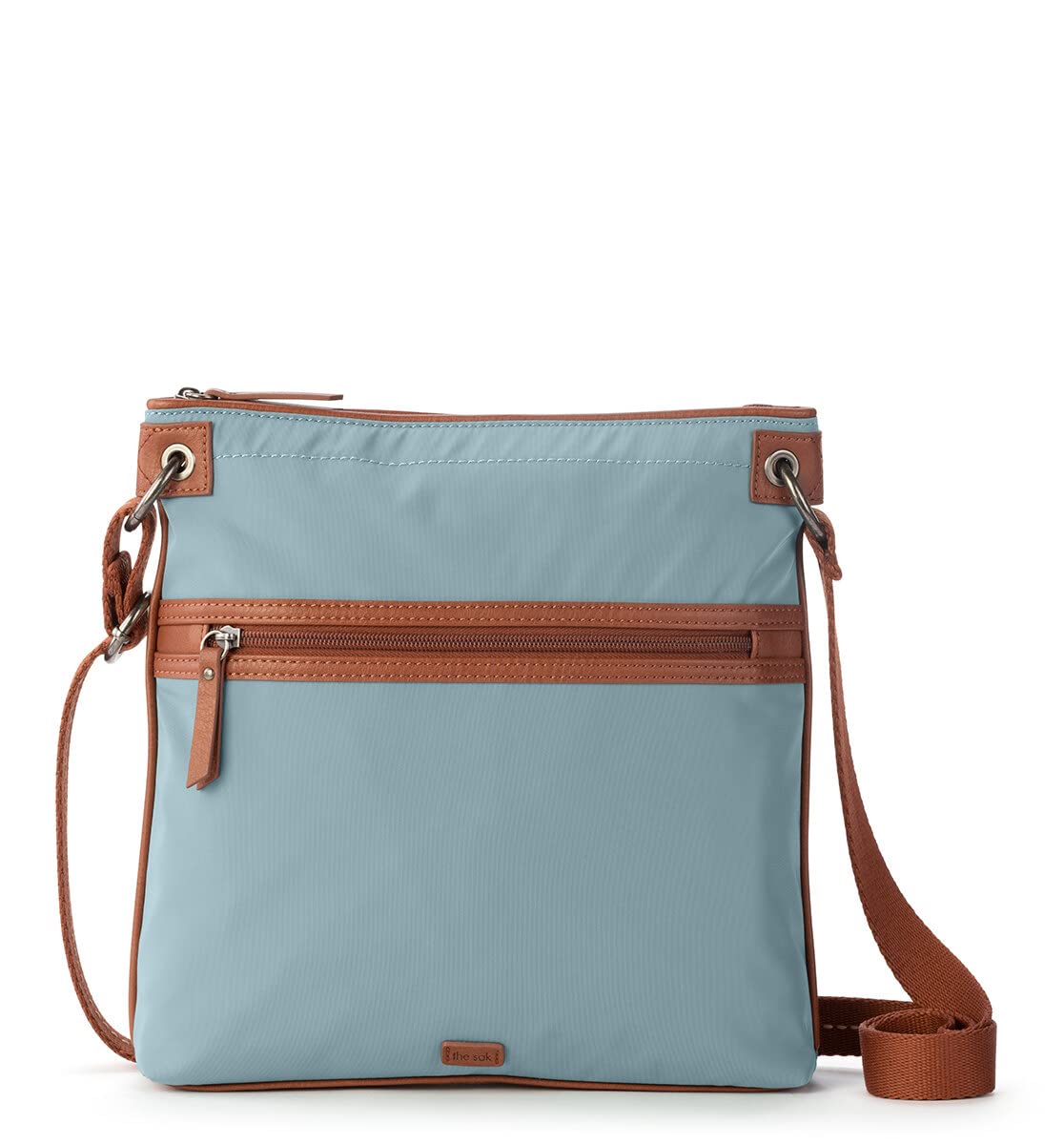 The SakEsperato Flat Crossbody in Recycled Nylon, Denim