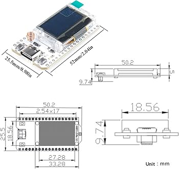 Amazon.com: 868MHz 915MHz WiFi LoRa 32 V3 Module Development Board