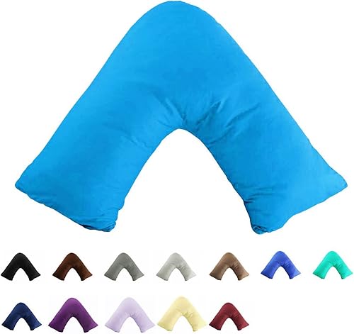 Miniatura 3 de TAOSON - Funda para almohada 100 % algodón de 300 hilos, funda para almohada, funda para cojín, con cremallera, solo funda, sin inserto