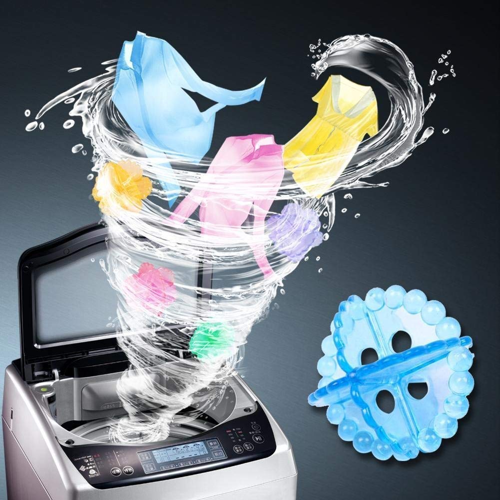 OMAZING KITCHEN Washing Machine Ball Laundry Dryer Ball Durable Cloth Cleaning Ball-Rendom Colour(8Pcs) 3