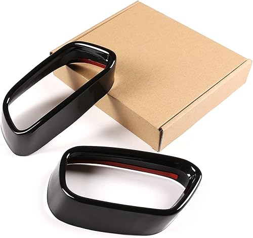 Miniatura 2 de LLKUANG Piezas de cubierta de salida de tubo de escape de acero inoxidable para BMW X5 F15 2014-2018 X6 F16 2015-2019 (M deportes-negro)