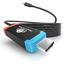 Lemorele 100W PD USBC to HDMI Adapter Cable for Switch 2, 4K@60Hz
