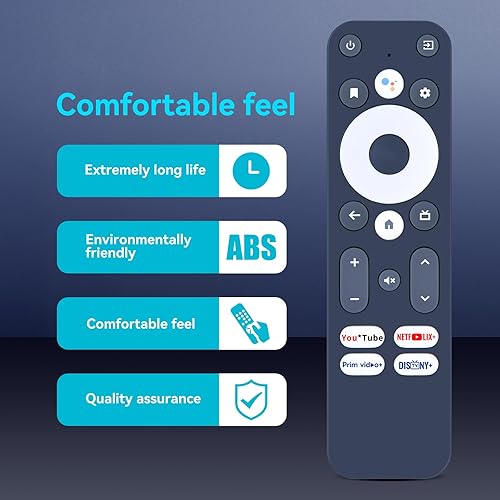 Miniatura 3 de Control remoto de voz de repuesto G10 para MECOOL KM7 Plus S905Y4 Android TV Box R-C-OHS-C008 Anker Nebula 4K Streaming Dongle, para Onn Strong