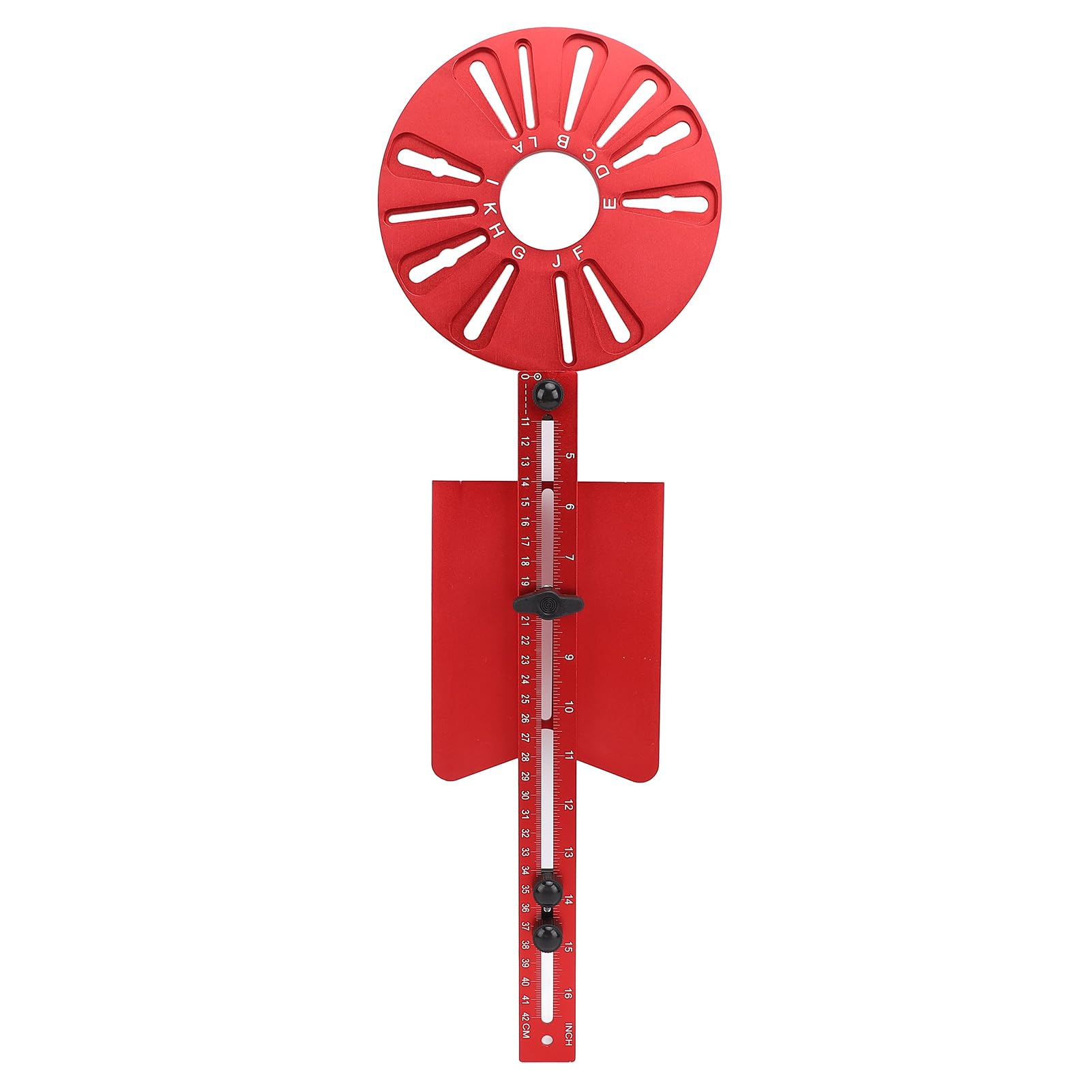 Famina del Router in Lega di Alluminio Aggiornato, 3 in 1 Jig di Falegnameria per MDF, Sottile Lavorazione del Legno, Gigo dell'hardware del Mobile, Schede Decorative con Prestazioni Stabili e