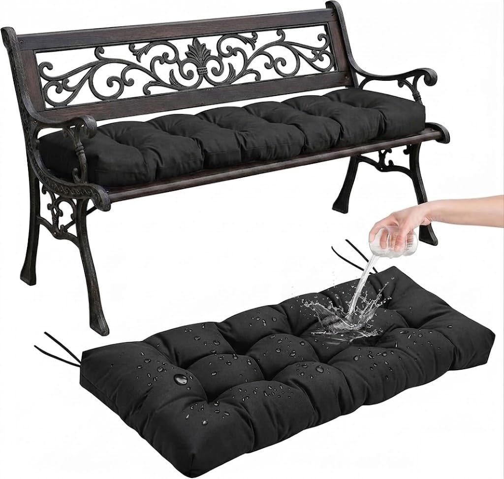 Coussin de banc de jardin imperméable pour aménager votre terrasse