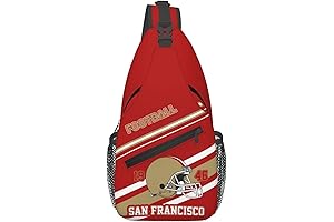 Man's Cross Chest Bag with 49ers Patch