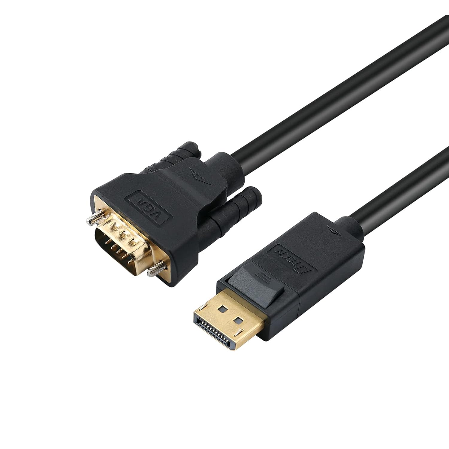 DTECH Displayport to VGA Cable 10ft DP Male to Male Adapter Cord with