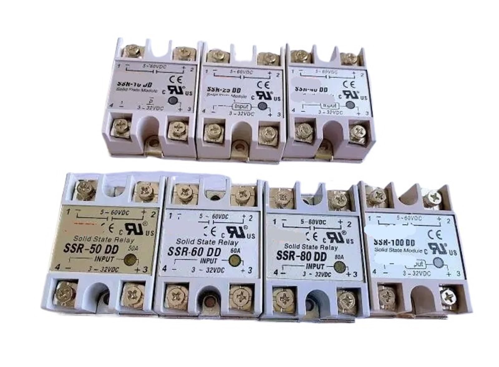 Relais statique SSR-100DD 3-32V avec commutation rapide sans bruit
