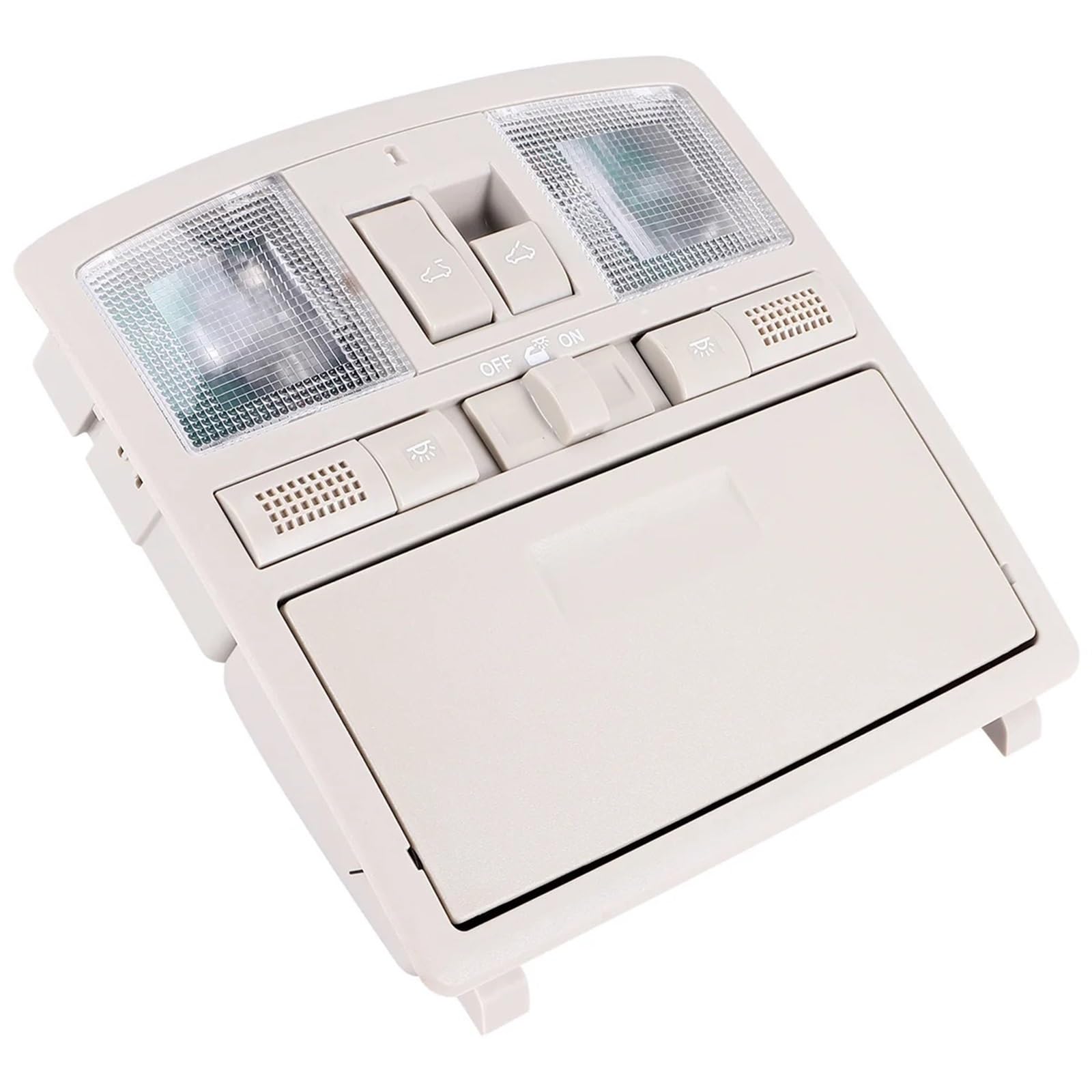 Consola superior gris Mazda 6 soluciona fallo de luz de mapa e interruptor de techo solar 7